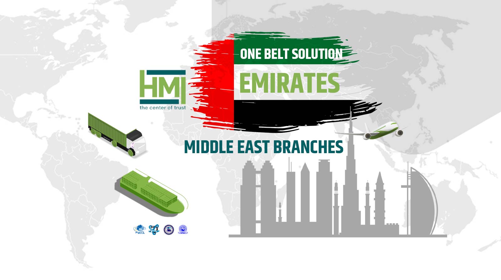 Freight transport trucks